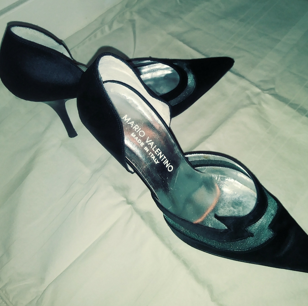 Mario Valentino Satin Pump